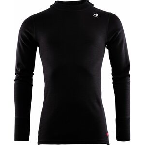 Aclima WarmWool Hood Sweater Mens, Black, S