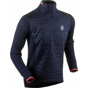 Dahlie Sweater Half Zip Comfy For Men, Evening Blue, S