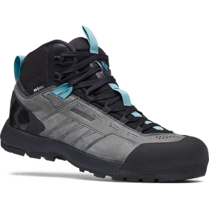 Black Diamond Mission Leather Mid WP Womens, Steel Grey / Coastal Blue, EUR 39 (US 8)