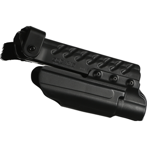 G-Code SOC Light Bearing Holster, Black, Brushed Aluminium RTI Hanger, Glock 19 with Surefire X-300B, Vasen