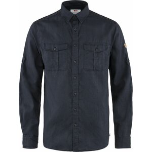 Fjällräven Övik Travel Shirt LS Mens, Dark Navy (555), XL