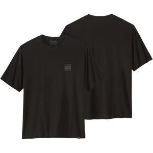 Patagonia Capilene Cool Daily Graphic Shirt Mens, Alpine Icon: Black, L