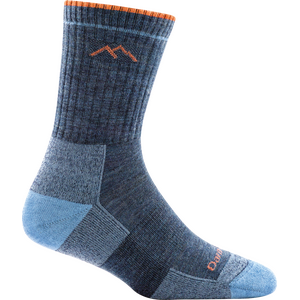 Darn Tough Hiker Micro Crew Midweight Hiking Sock Womens, Denim, M (EUR 38-40.5), Cushion
