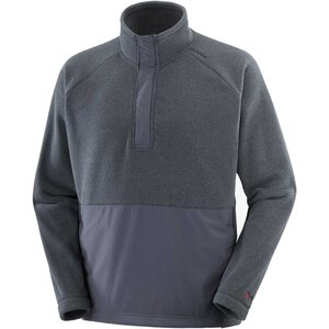 Salomon Outlife Polartec Halz Zip Unisex, Ebony, XS