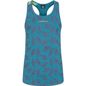 La Sportiva Leaf Tank Womens, Topaz/Red Plum, M