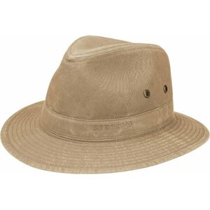 Stetson Traveller Delave Organic Cotton, Olive, 61/XL