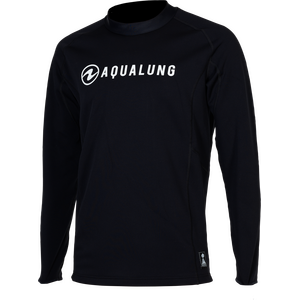 AquaLung CeramiQskin Top LS Mens, Black / Black, M