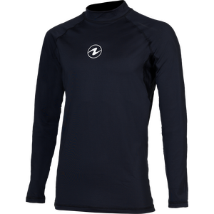 AquaLung Rashguard Slim Fit LS Mens, Black / Black, S