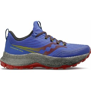 Saucony Endorphin Trail Mens, Blue Raz / Spice, EUR 42 (US 8.5)