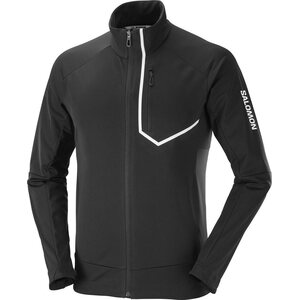Salomon Gore-Tex Infinium Windstopper Pro Jacket Mens, Deep Black, S