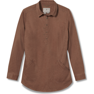 Royal Robbins Hemp Chambray L/S Womens, Rustic (200), S