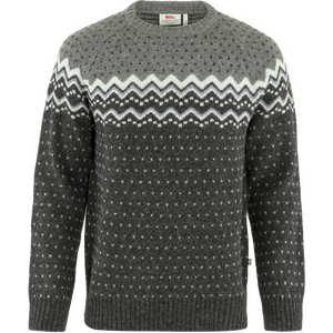 Fjällräven Övik Knit Sweater Mens, Dark Grey/Grey (030-020), L