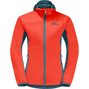 Jack Wolfskin Alpspitze Insulated Hoody Womens, Grenadine, S