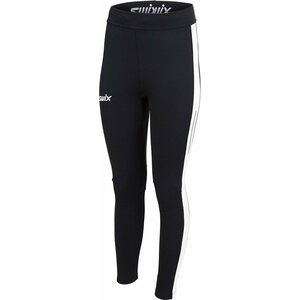 Swix Focus Warm Tights Womens, Black/Bright White, L