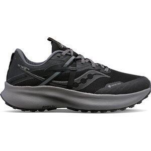 Saucony Ride 15 TR GTX Womens, Black/Charcoal, EUR 41 (US 9.5)