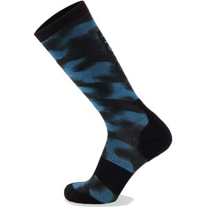 Mons Royale Atlas Merino Snow Sock Digital, Blue Motion, S (EUR 35-38)