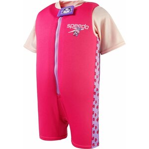 Speedo Character Printed Float Suit, Aria Miami Lilac / Sweet Taro, 4-5 vuotiaille