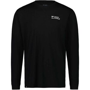 Mons Royale Icon Merino Long Sleeve Mens, Black (2024), S