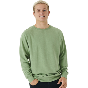 Rip Curl Salt Water Culture Rails Crew Mens, Jade, S