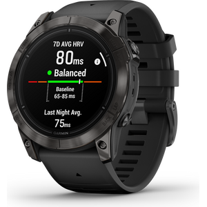 Garmin Epix (Gen2) Pro Sapphire Edition 51, Carbon Gray DLC Ti / Black