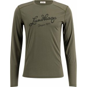 Lundhags Fulu Merino Longsleeve T-Shirt Mens, Forest Green (604), M