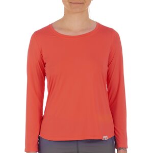 IQ UV Free Long Shirt Climate Changer Womens, Koralle, M