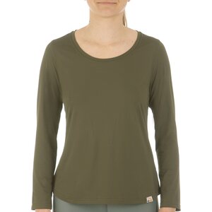 IQ UV Free Long Shirt Climate Changer Womens, Green, S