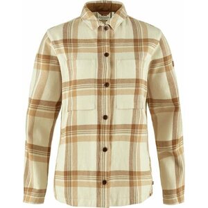 Fjällräven Singi Flannel Overshirt Womens, Chalk White / Dune-Beige (113-196), S