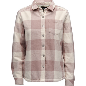 Black Diamond Project Lined Flannel Womens, Pale Mauve - Off White, L