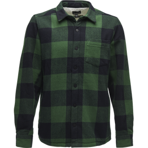 Black Diamond Project Lined Flannel Mens, Palm Green / Black, XL