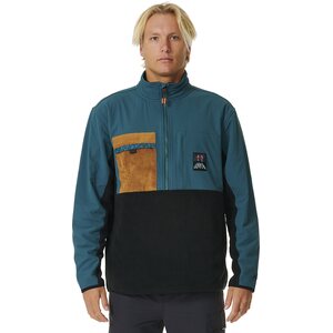 Rip Curl Anti Series Journey Zip Crew Mens, Blue Green, S