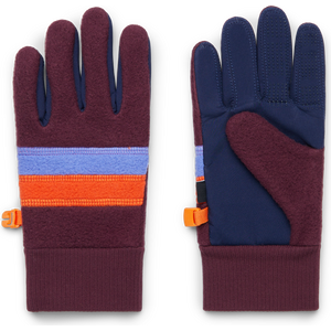 Cotopaxi Teca Fleece Full Finger Gloves, Wine, XS