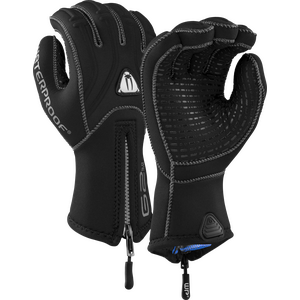 Waterproof G2 3mm 5-finger with Zipper, Black, S