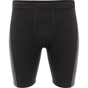Aclima Warmwool Long Shorts w/Windwool Mens, Jet Black / Marengo, XS
