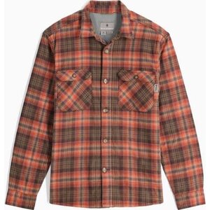 Royal Robbins Snowcap Lined Flannel L/S Mens, Java Rush Creek Pld (231), M