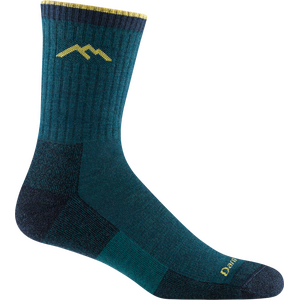 Darn Tough Hiker Micro Crew Midweight Hiking Sock Mens, Dark Teal, XL (EUR 46-49.5), Cushion