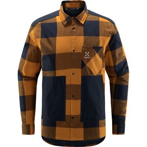 Haglöfs Insulated Timmer Shirt Mens, Desert Yellow / Tarn Blue, S