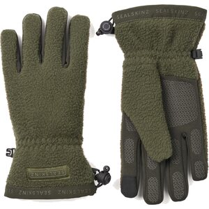 Sealskinz Hoveton Waterproof Sherpa Fleece Glove, Olive, L