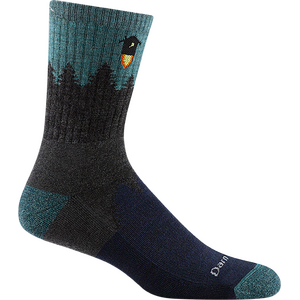 Darn Tough Number 2 Micro Crew Midweight with Cushion Merino Mens, Gray, XL (EUR 46-49.5)
