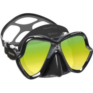 Mares X-Vision Ultra Liquidskin, Black / Mirrored Lens Gold