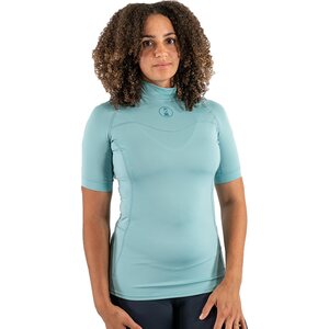 Fourth Element Short Sleeve Hydroskin Womens, Pastel Turquoise, XS