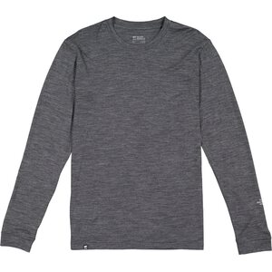 Mons Royale Zephyr Merino Tencel Long Sleeve Mens, Smoke (2024), S