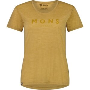 Mons Royale Zephyr Merino Cool Tee Womens, Smokey Cumin, M