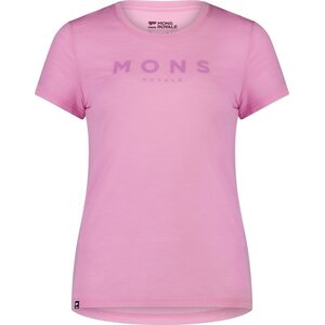 Mons Royale Icon Merino Air-Con Tee Women, Pop Pink, XL
