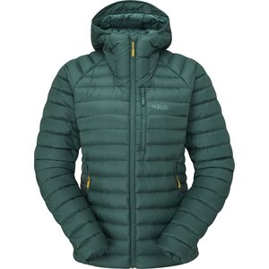 Rab Microlight Alpine Down Jacket Womens, Green Slate, L (UK 14)