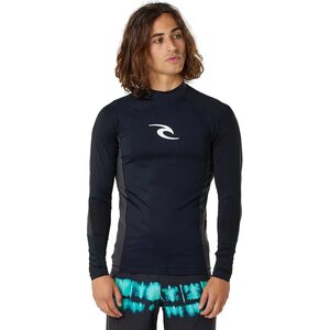 Rip Curl Waves UPF Performance Long Sleeve Mens, Black (2024), S