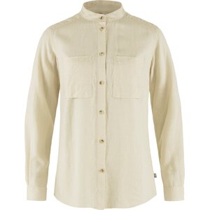 Fjällräven Övik Hemp Long Sleeve Shirt Womens, Chalk White (113), XL