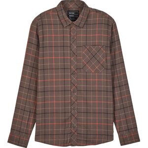 Fox Racing Survivalist Stretch Flannel Mens, Dark Stone, M