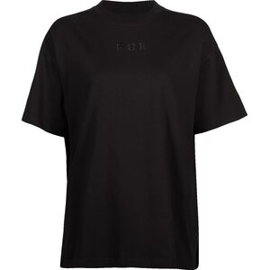 Fox Racing Wordmark OS Short Sleeve Tee Womens, Black, M