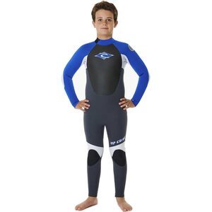 Rip Curl Kids Omega 3/2 Back Zip, Blue, 8